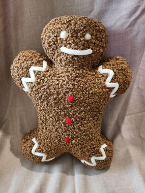Pottery Barn Mr. Spice Gingerbread Pillow